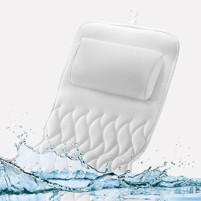 Unisex Ergonomic Mesh Bath Pillow | Luxurious Full Body Tub Support for Ultimate Relaxation 3
