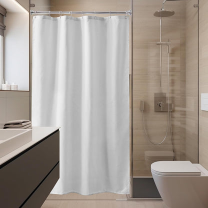 Versatile Shower Curtain Liner | 120G Waterproof Fabric with Weighted Stability | Easy Maintenance for a Dry, Stylish Bathroom 10