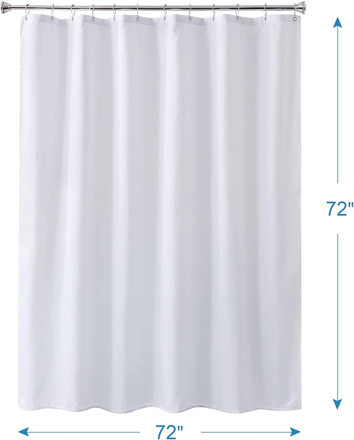 Versatile Shower Curtain Liner | 120G Waterproof Fabric with Weighted Stability | Easy Maintenance for a Dry, Stylish Bathroom 3