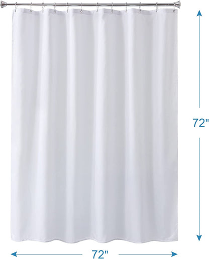 Versatile Shower Curtain Liner | 120G Waterproof Fabric with Weighted Stability | Easy Maintenance for a Dry, Stylish Bathroom 3