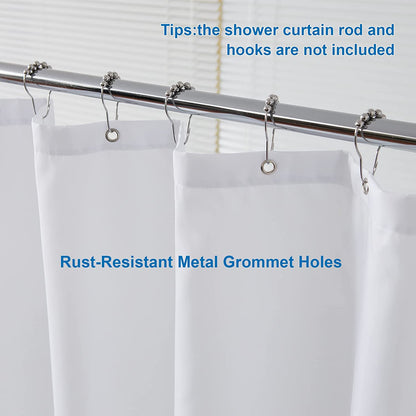 Versatile Shower Curtain Liner | 120G Waterproof Fabric with Weighted Stability | Easy Maintenance for a Dry, Stylish Bathroom 6