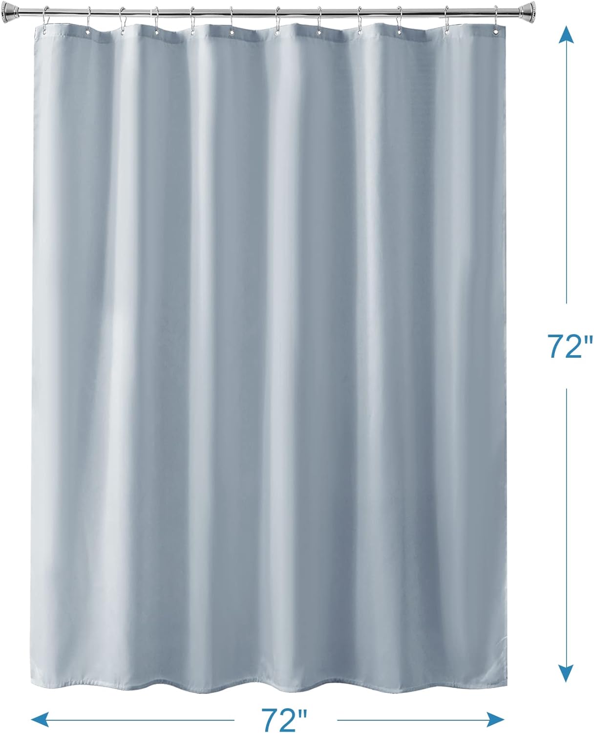 Vibrant Shower Curtain Liner | 2-in-1 Waterproof Design with Heavy-Duty Fabric for Ultimate Protection 5