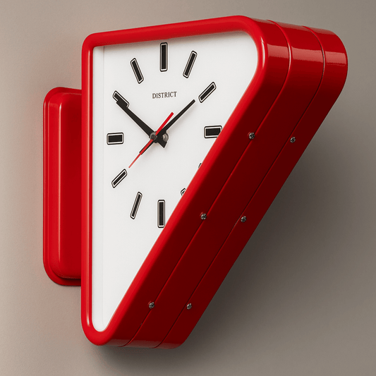 Wall Clock Dual-Sided Modern Minimalist Design for Enhanced Visibility 0