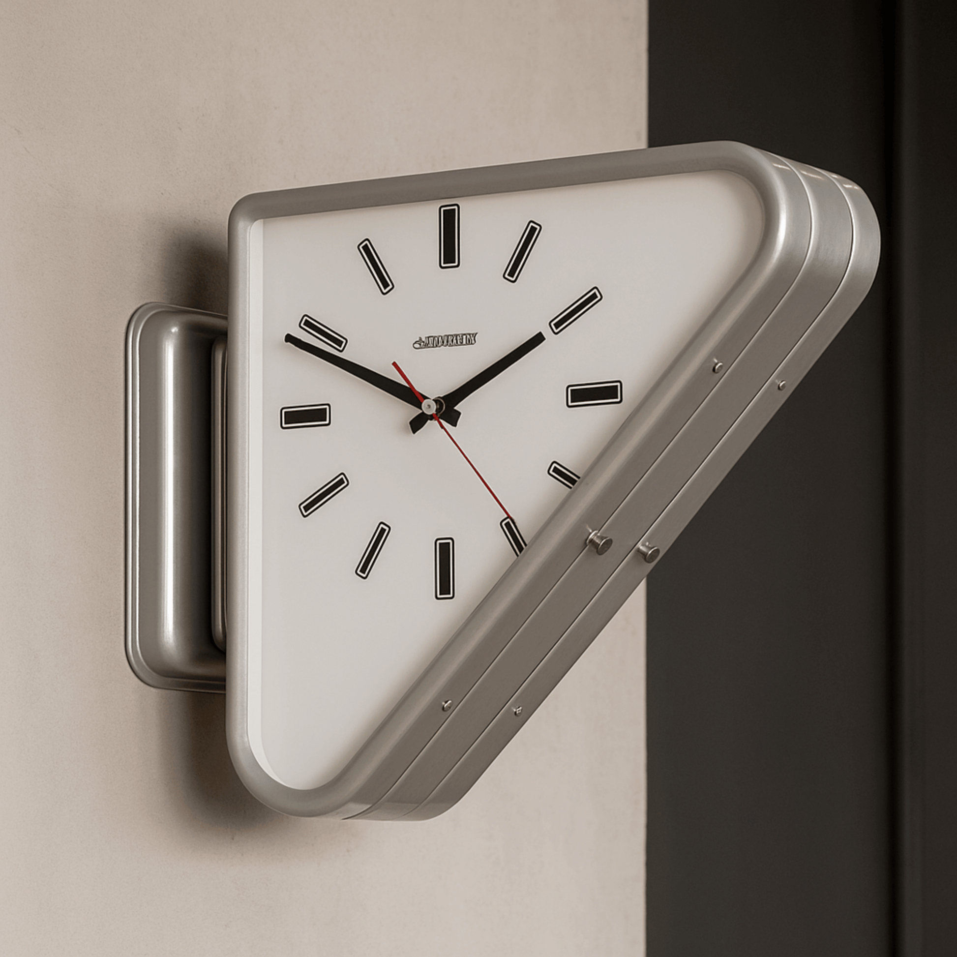 Wall Clock Dual-Sided Modern Minimalist Design for Enhanced Visibility 2