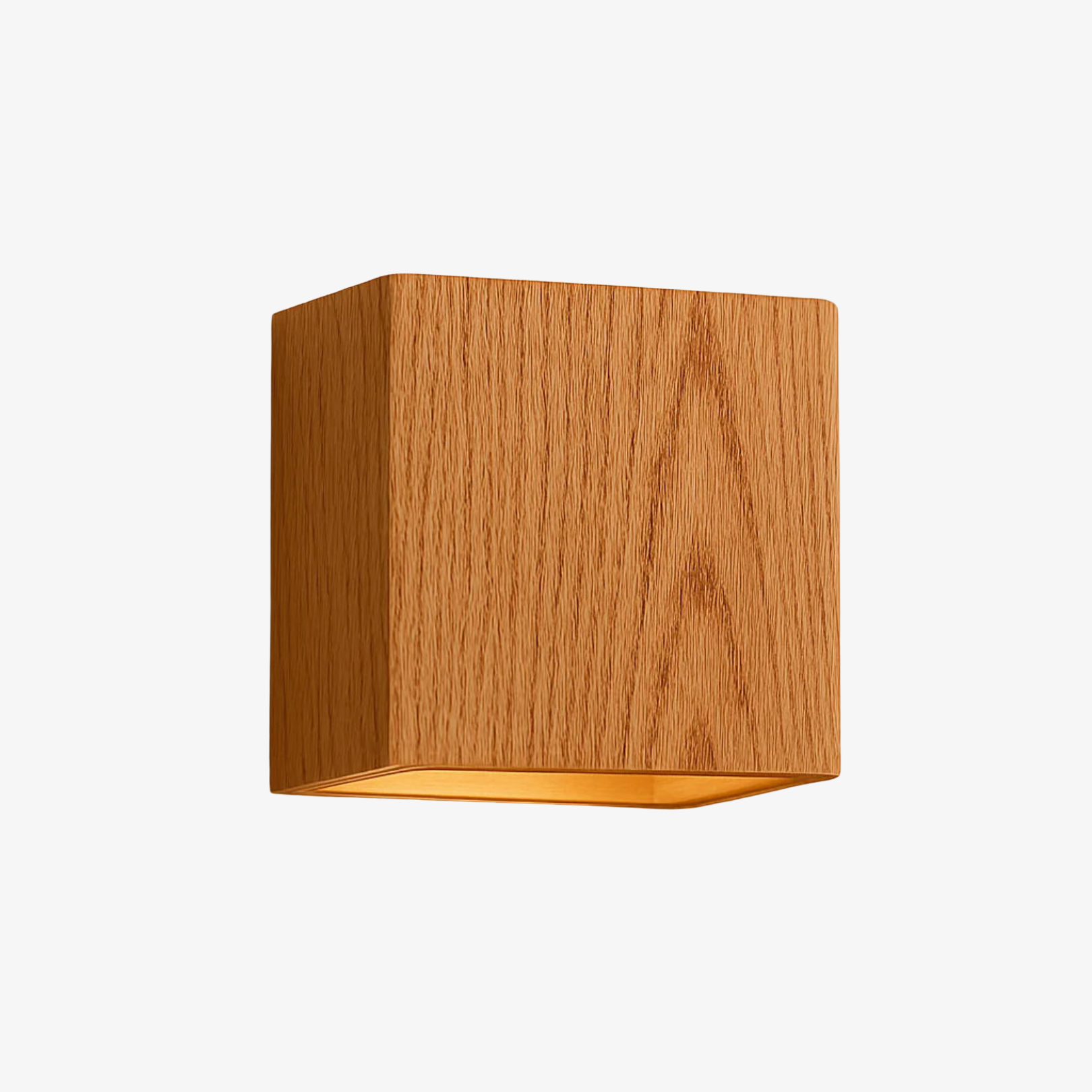 Wall Sconce Modern Iron Cube Design Integrated LED Warm Glow 1