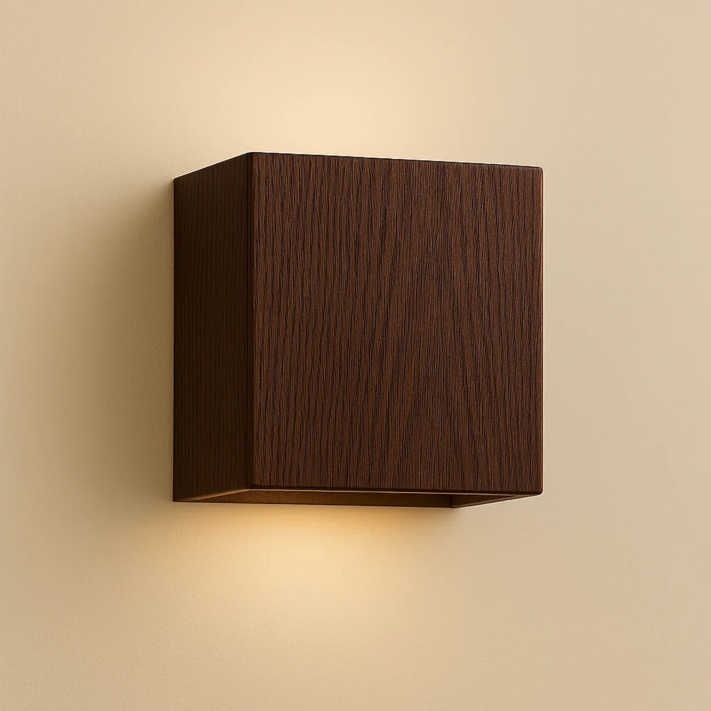 Wall Sconce Modern Iron Cube Design Integrated LED Warm Glow 7