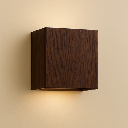 Wall Sconce Modern Iron Cube Design Integrated LED Warm Glow 7