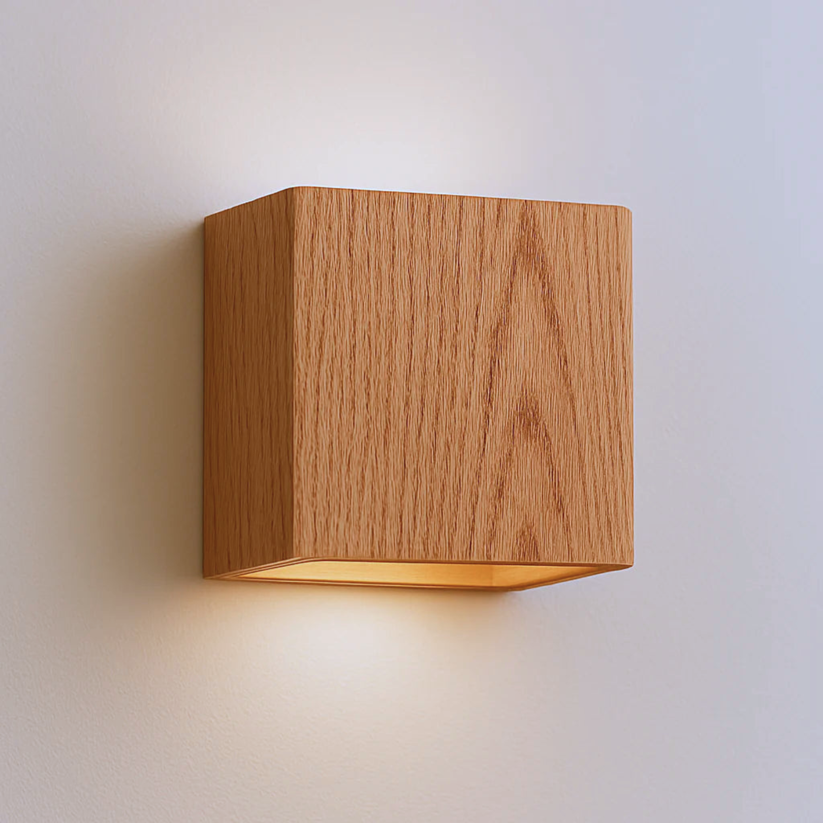 Wall Sconce Modern Iron Cube Design Integrated LED Warm Glow 8
