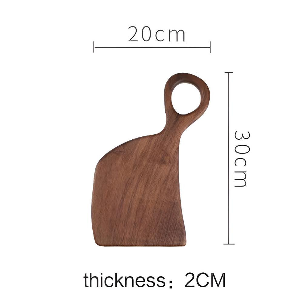 Wood Cutting Board Ergonomic Handle Versatile Kitchen Use 0