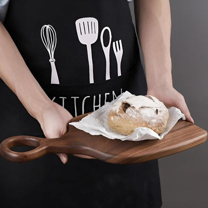 Wood Cutting Board Ergonomic Handle Versatile Kitchen Use 3