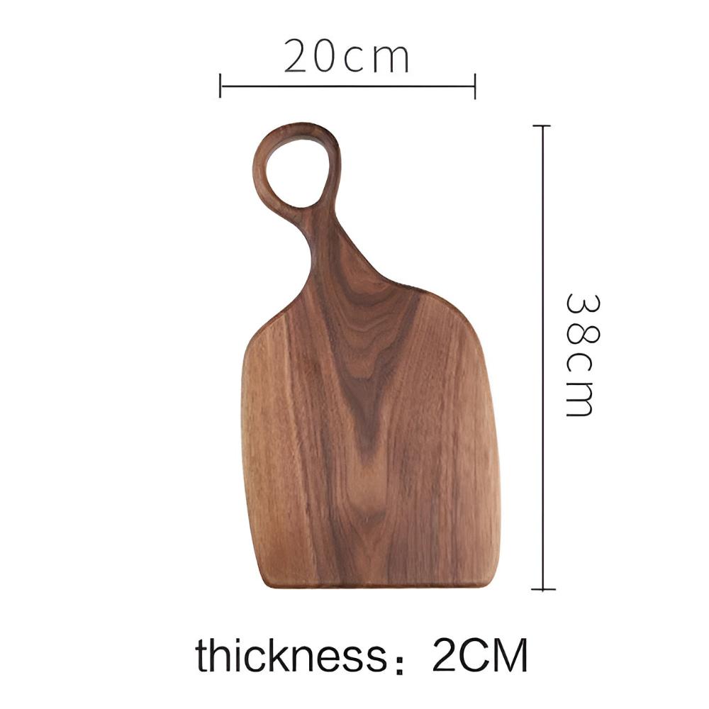 Wood Cutting Board Ergonomic Handle Versatile Kitchen Use 5