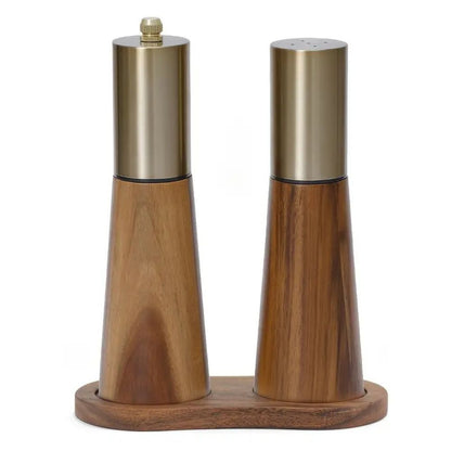 Wooden Spice Grinder Adjustable Coarseness for Fresh Seasoning 4