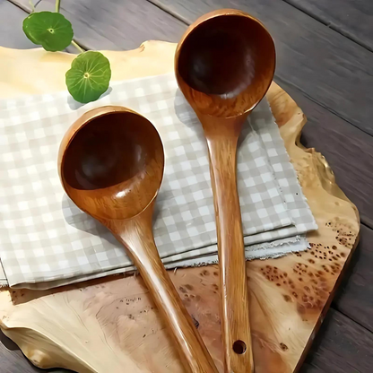 Wooden Spoon for Cooking Non-Scratch Design Eco-Friendly Use 1