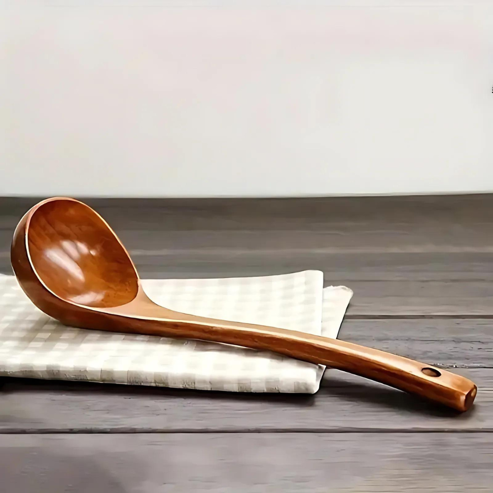 Wooden Spoon for Cooking Non-Scratch Design Eco-Friendly Use 3
