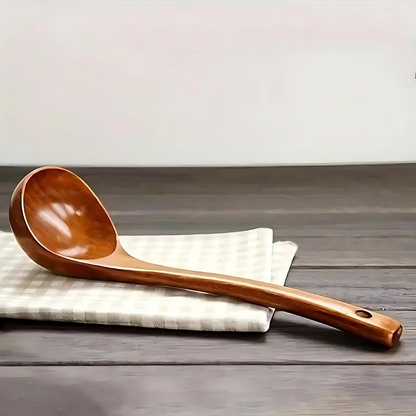 Wooden Spoon for Cooking Non-Scratch Design Eco-Friendly Use 3