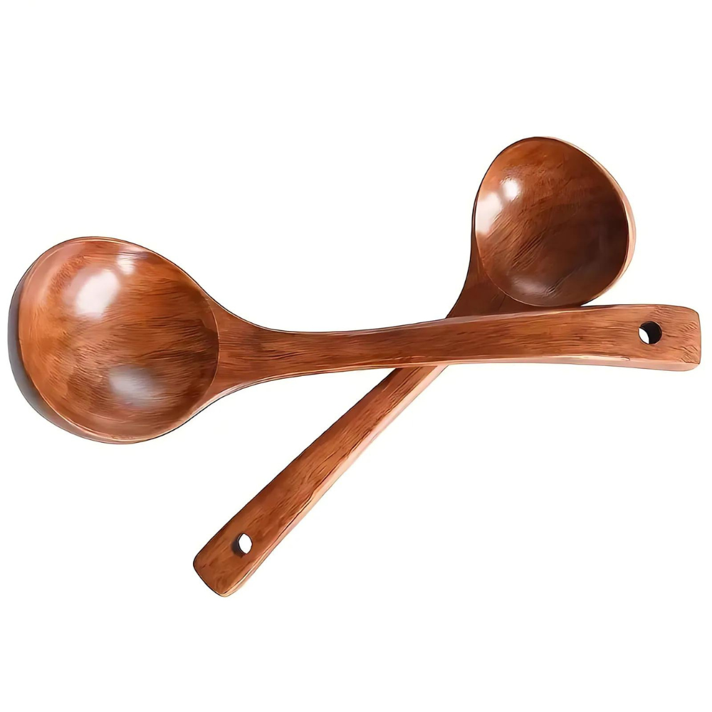 Wooden Spoon for Cooking Non-Scratch Design Eco-Friendly Use 5