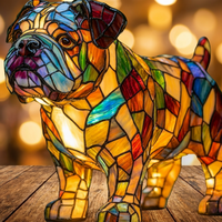 British Bulldog Standing Mosaic